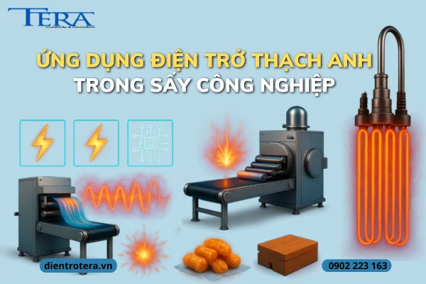 Ứng dụng điện trở thạch anh trong sấy công nghiệp