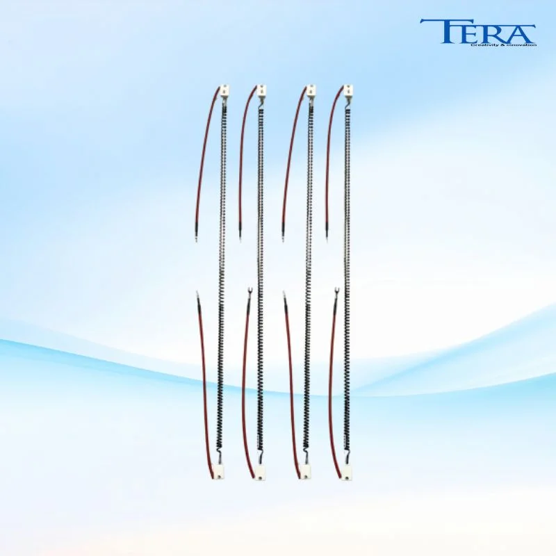 Điện trở Halogen màu trắng tim đen